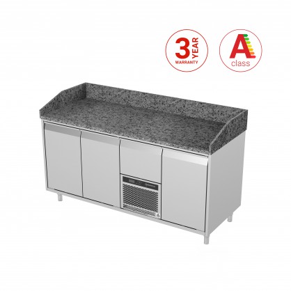 3½ Section Cooling Counter With Granite Table Top